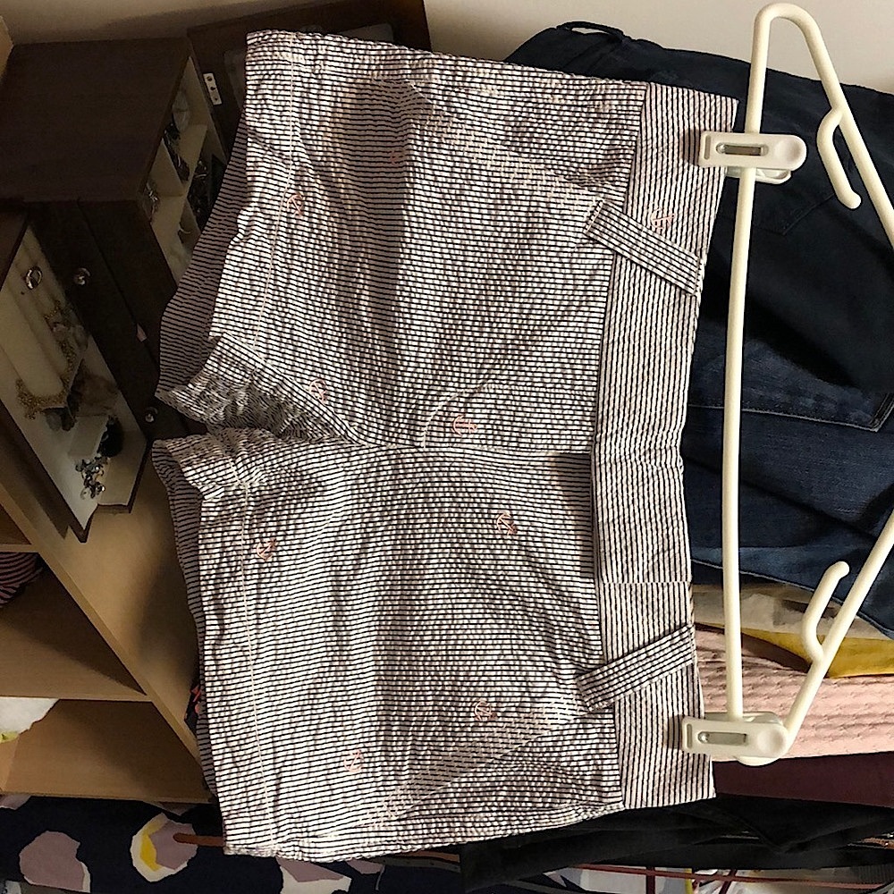 J.Crew City Fit Seersucker stripe Anchor shorts 2